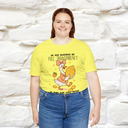 "It Was Not Easy Peasy" Funny T-shirt |Nunu&Miao Studio - Nunu&Miao Studio