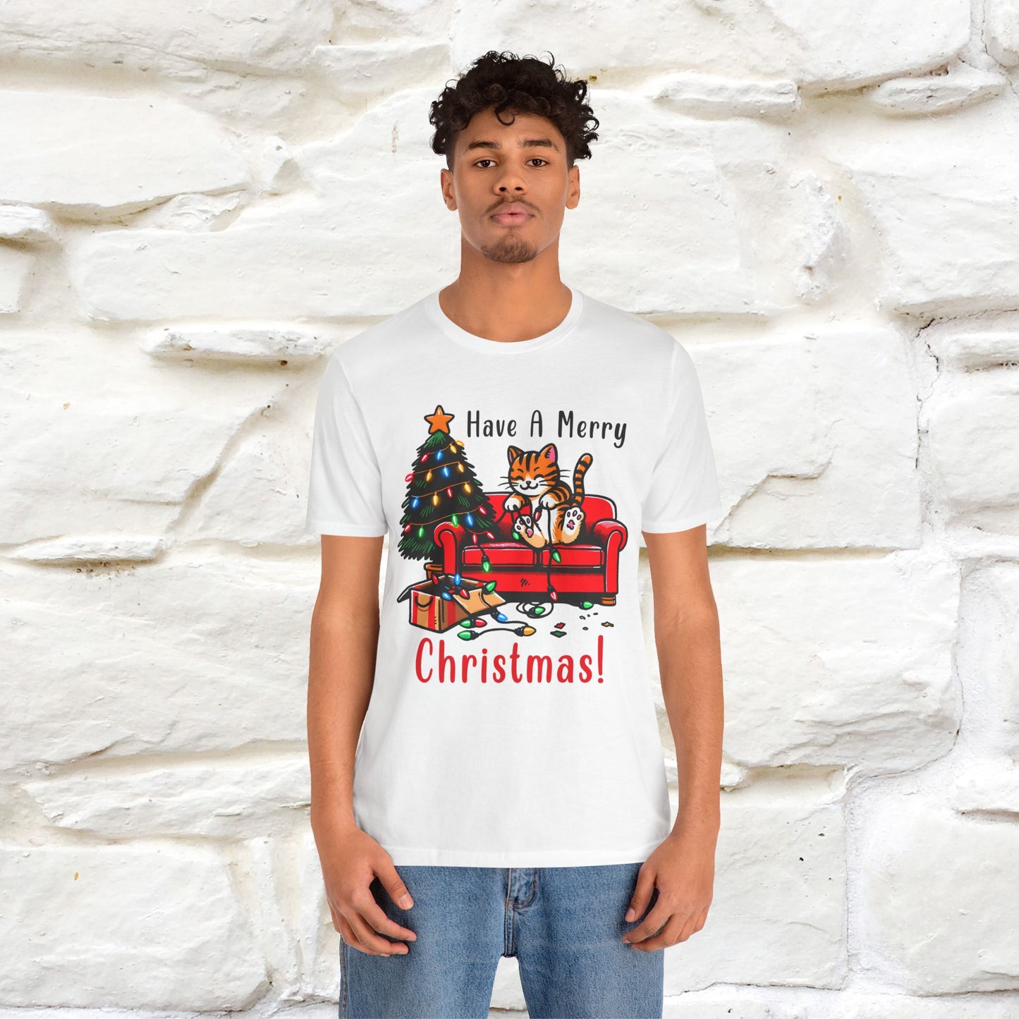 "Have A Merry..." |Funny Cat  T-Shirt | Nunu&Miao Studio