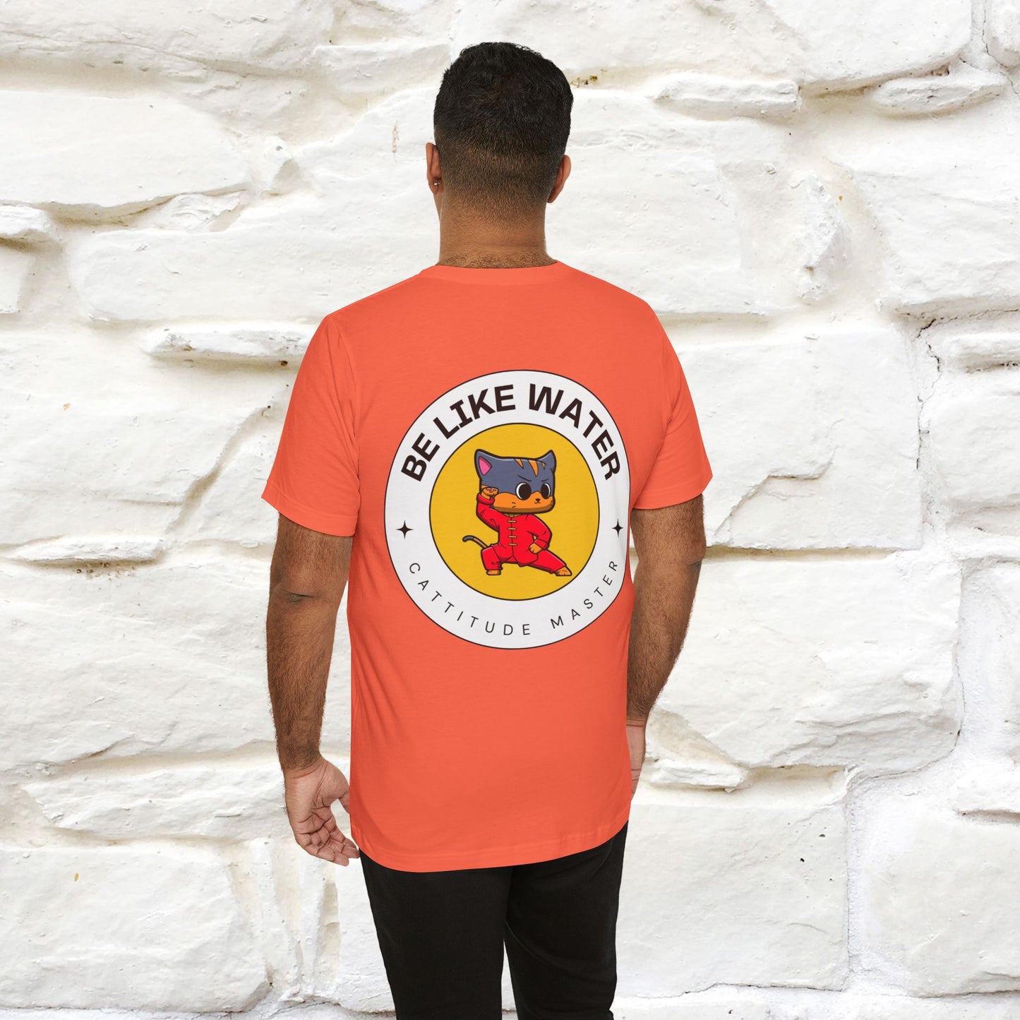 "Be Like Water: Cattitude Master | Cat T-Shirt |Nunu&Miao Studio - Nunu&Miao Studio