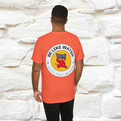 "Be Like Water: Cattitude Master | Cat T-Shirt |Nunu&Miao Studio - Nunu&Miao Studio