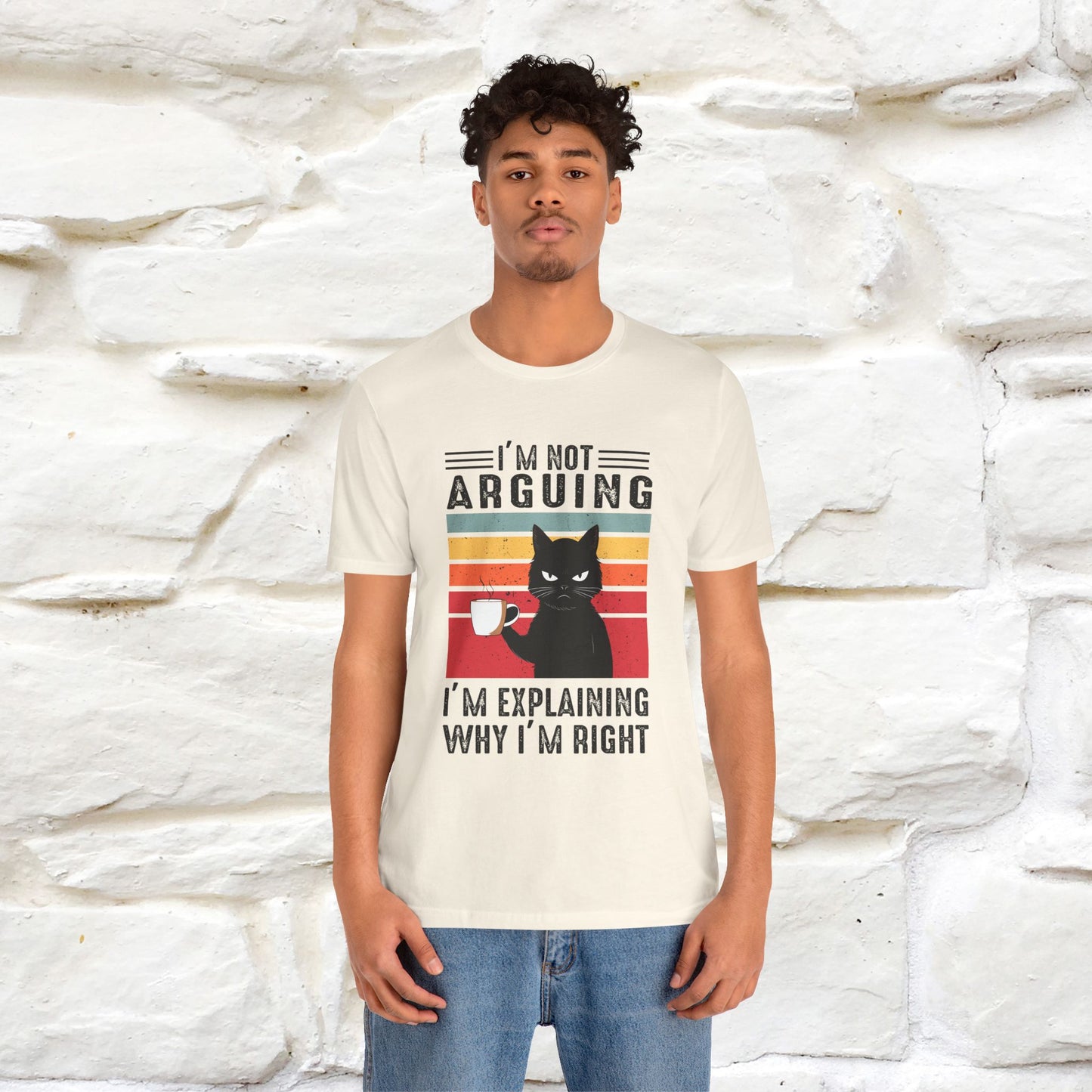 I’m Not Arguing, I’m Explaining Why I’m Right Cat T-Shirt  Nunu&Miao Studio - Nunu&Miao Studio