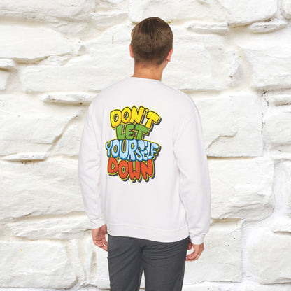 ''Don't Let Yourself Down.'' | Cute Cat Sweatshirt | Nunu&Miao Studio