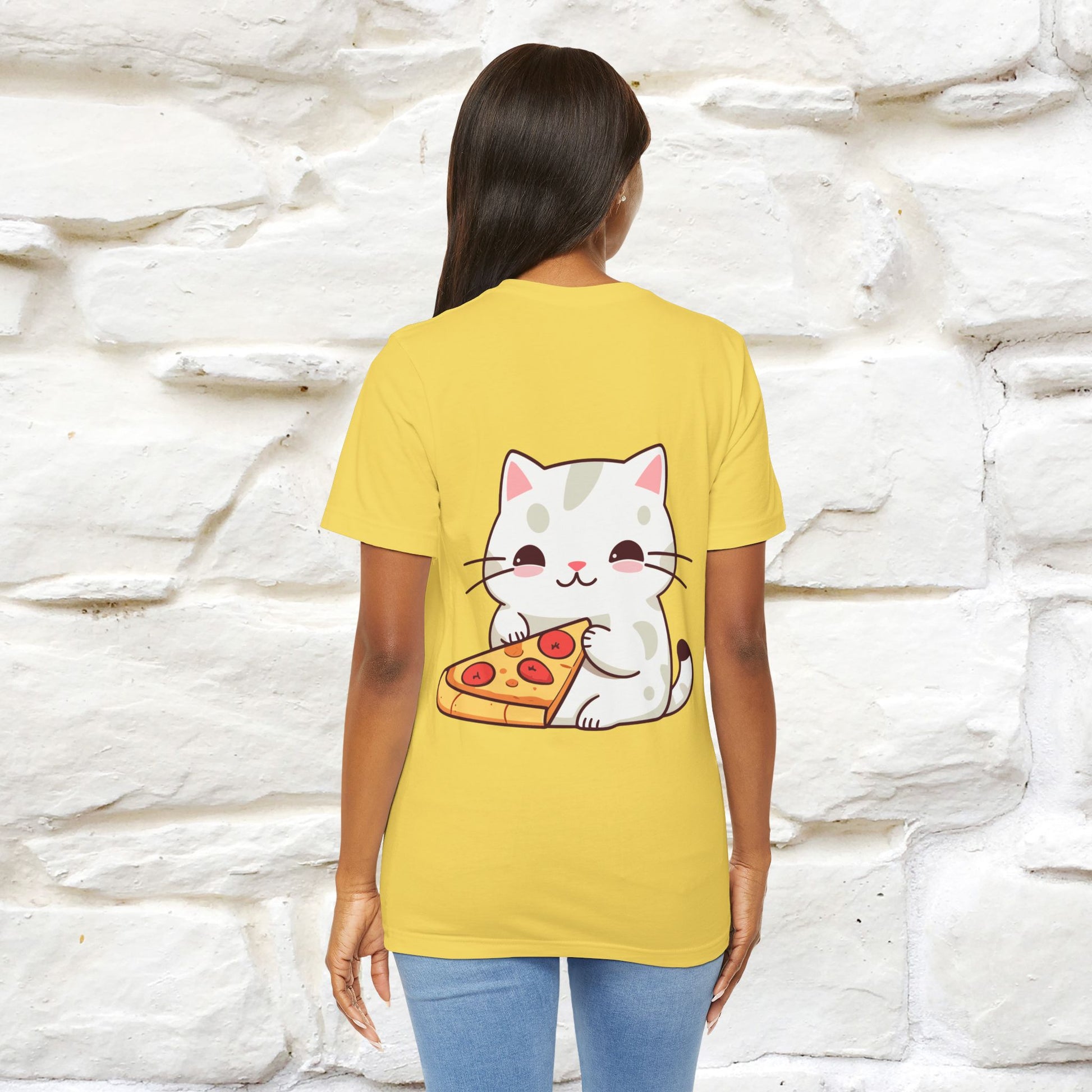 "I Love Pizza"| Cat T-shirt | Nunu&Miao Studio - Nunu&Miao Studio