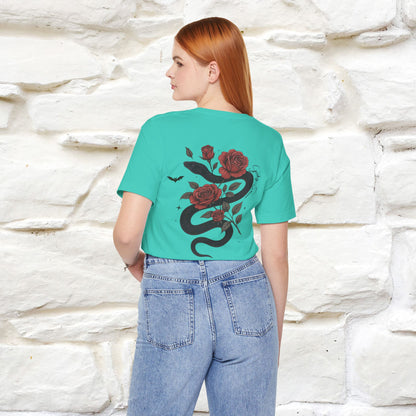 "The Rose and The Snake " Halloween T-shirt |Nunu&Miao Studio - Nunu&Miao Studio