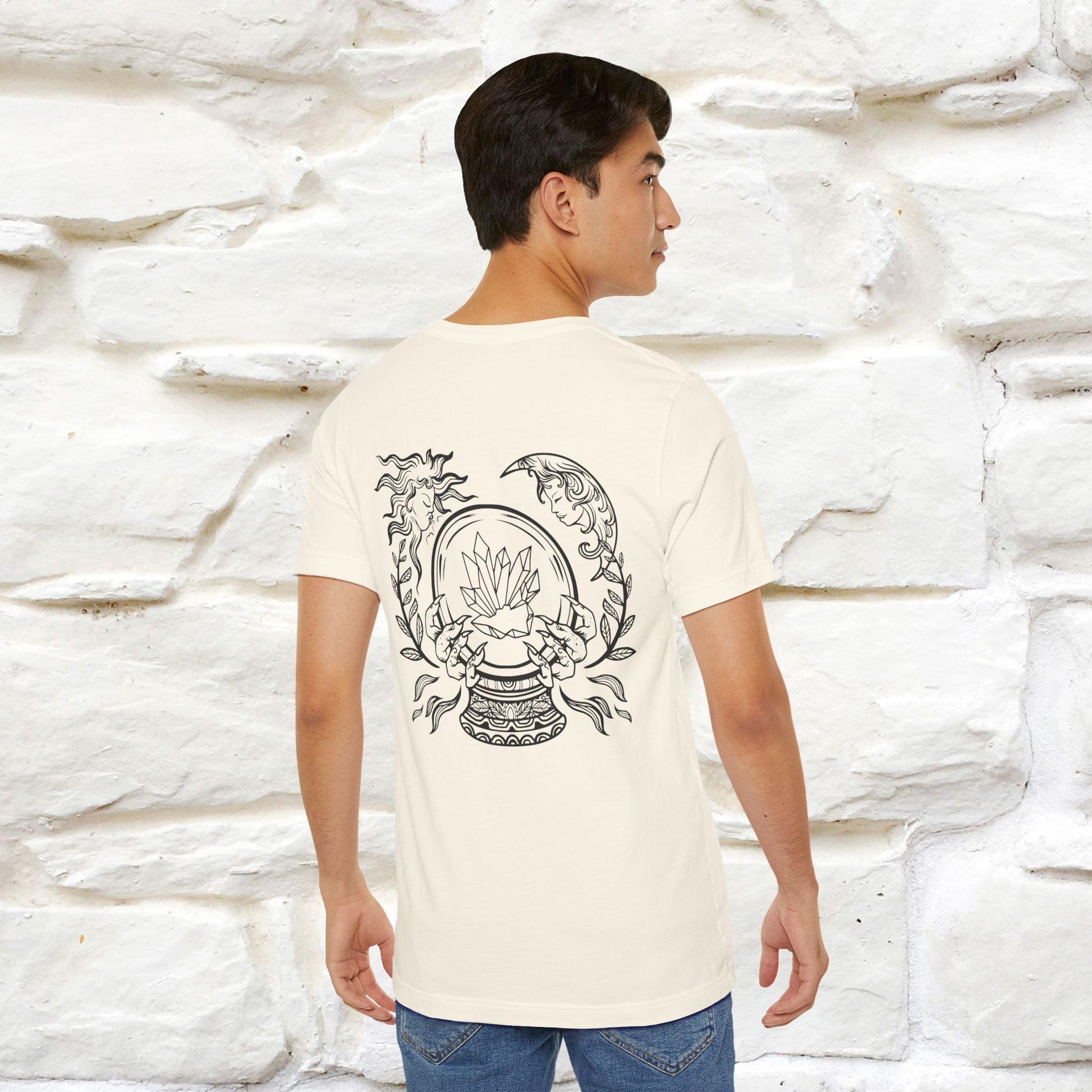 ''The Cristal'' Cat T-Shirt Front and Back Design | Nunu&Miao Studio - Nunu&Miao Studio