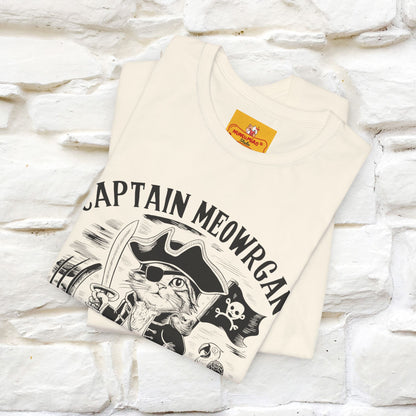 Captain Meowrgan Treasure Hunter |  |Cat T-Shirt | Nunu&Miao Studio - Nunu&Miao Studio