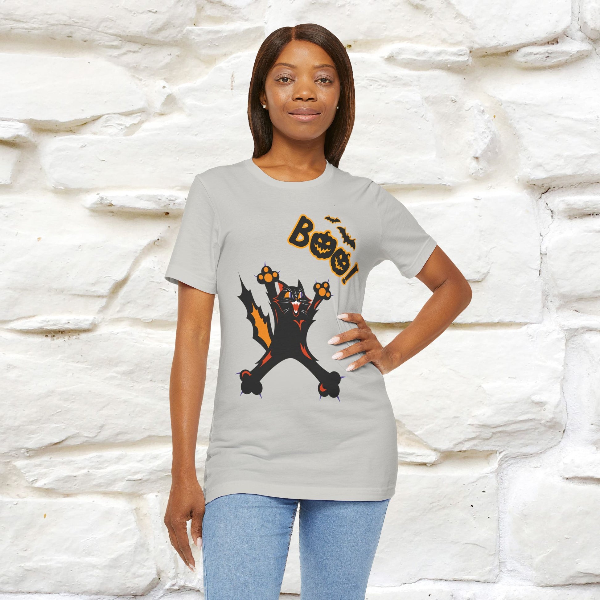 "Boo" Cat  T-shirt |Nunu&Miao Studio - Nunu&Miao Studio
