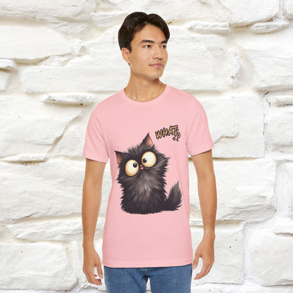 ''What ?'' | Cat T-Shirt  | Nunu&Miao Studio - Nunu&Miao Studio