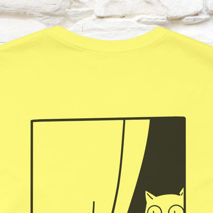 “Don’t trust atoms… they make up everything.” |  Cat T-Shirt | Front & Back Design | Nunu&Miao Studio