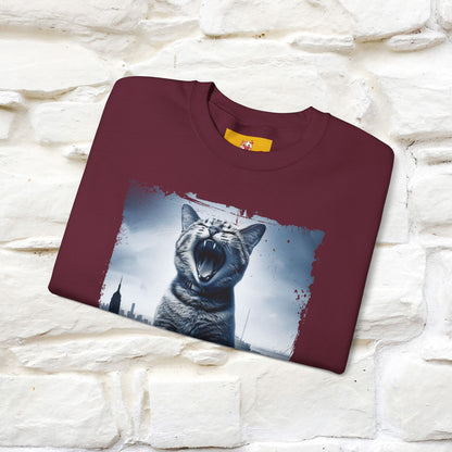 "Catzilla'' |Cat Sweatshirt | Nunu&Miao Studio