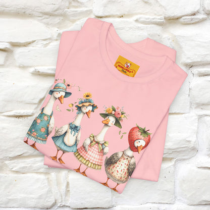 "Just A Silly Goose" Cute T-shirt |Nunu&Miao Studio - Nunu&Miao Studio