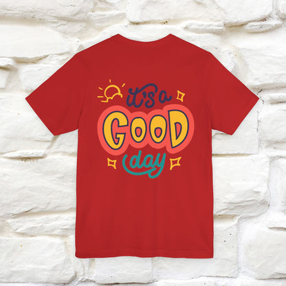 ""It's A Good Day" Cat T-Shirt| Front & Back Design | Nunu&Miao Studio - Nunu&Miao Studio
