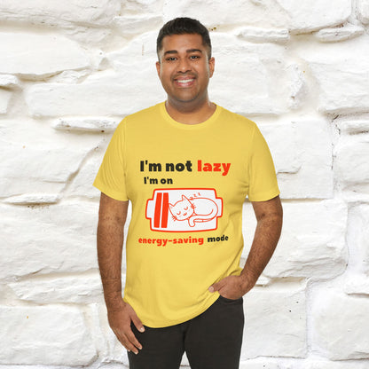 ''I am Not Lazy...'' Cat T-Shirt | Nunu&Miao Studio - Nunu&Miao Studio