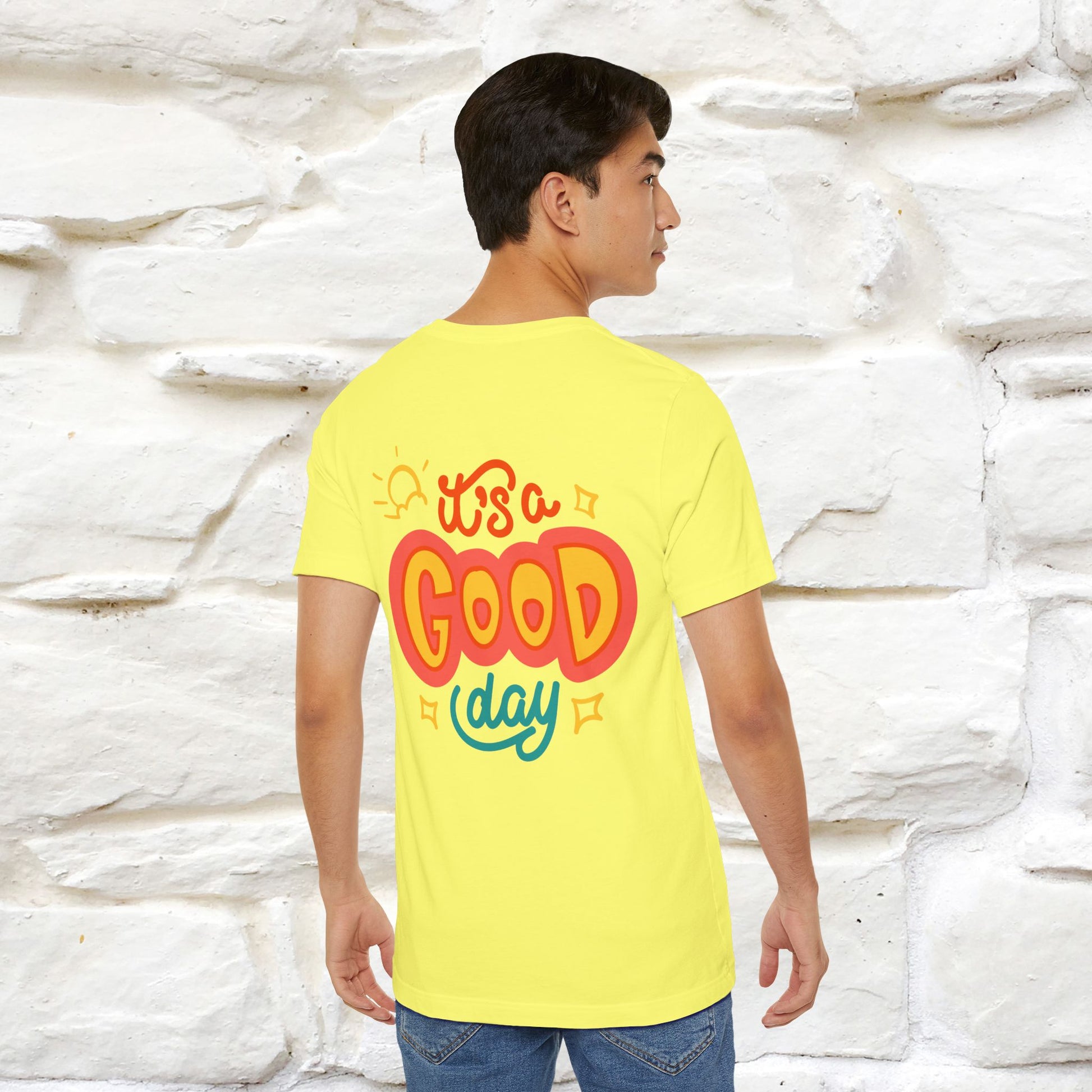 ""It's A Good Day" Cat T-Shirt| Front & Back Design | Nunu&Miao Studio - Nunu&Miao Studio