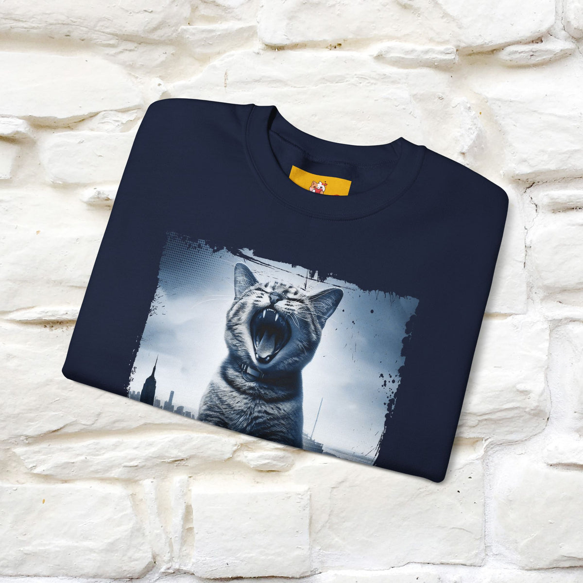 "Catzilla'' |Cat Sweatshirt | Nunu&Miao Studio