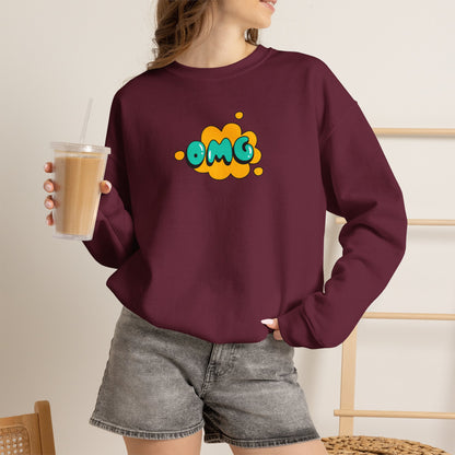 "OMG'' |Cat Sweatshirt | Nunu&Miao Studio
