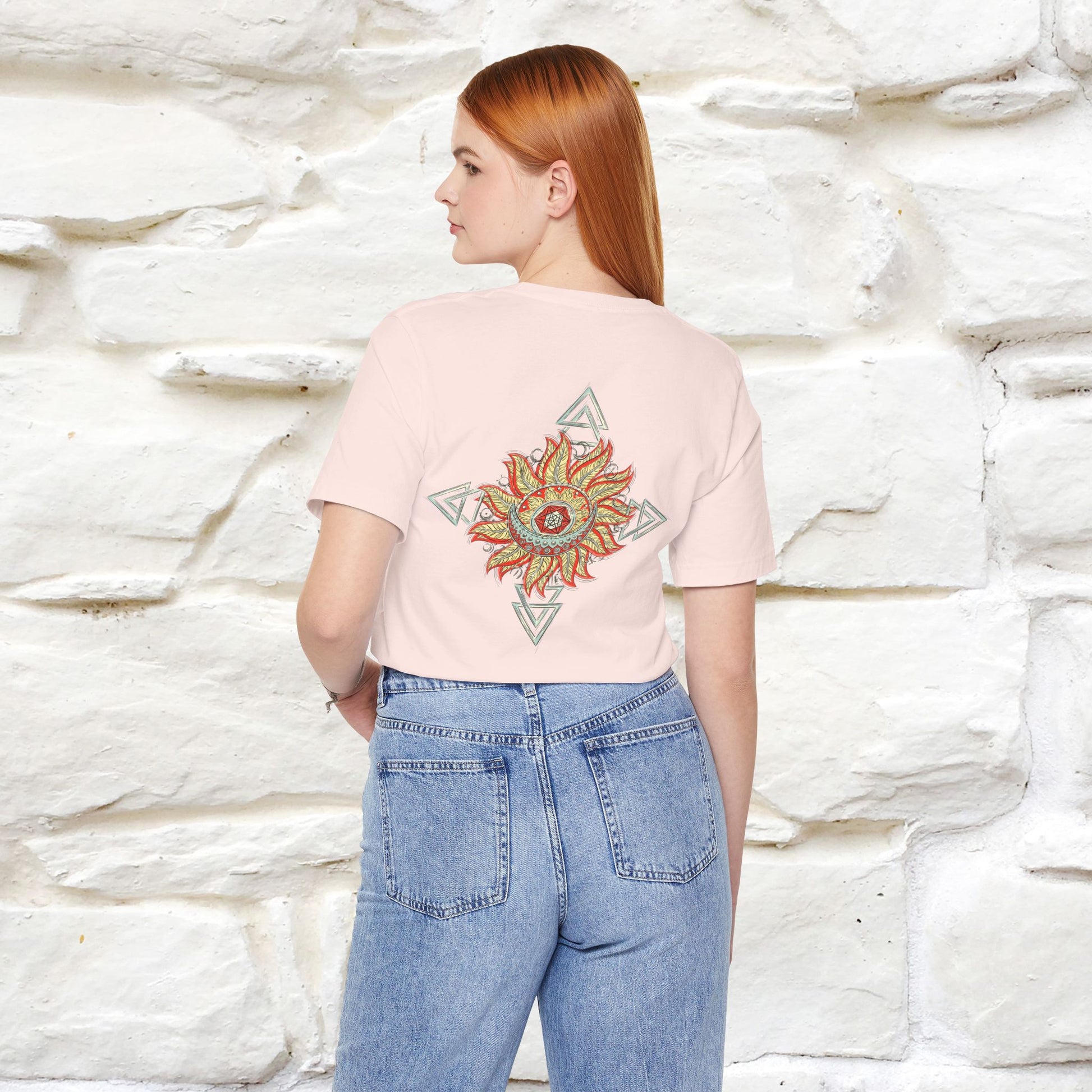 "The Third Eye'' Cat T-Shirt Front and Back Design | Nunu&Miao Studio - Nunu&Miao Studio