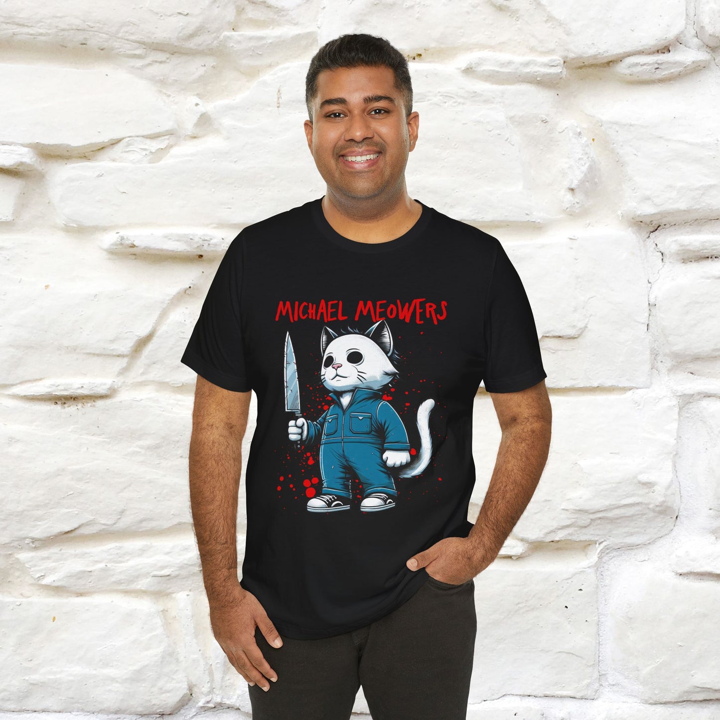 ''Michael Meowers'' Cat T-Shirt |  | Nunu&Miao Studio - Nunu&Miao Studio