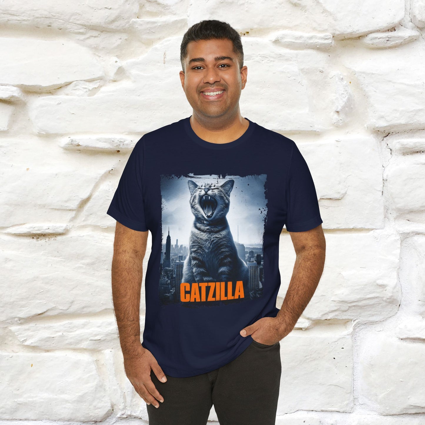 Catzilla T-Shirt | Cat T-Shirt | Nunu&Miao Studio - Nunu&Miao Studio