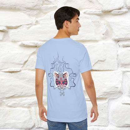 ''Air Fire Cat'' | Cat T-Shirt Front and Back Design | Nunu&Miao Studio - Nunu&Miao Studio