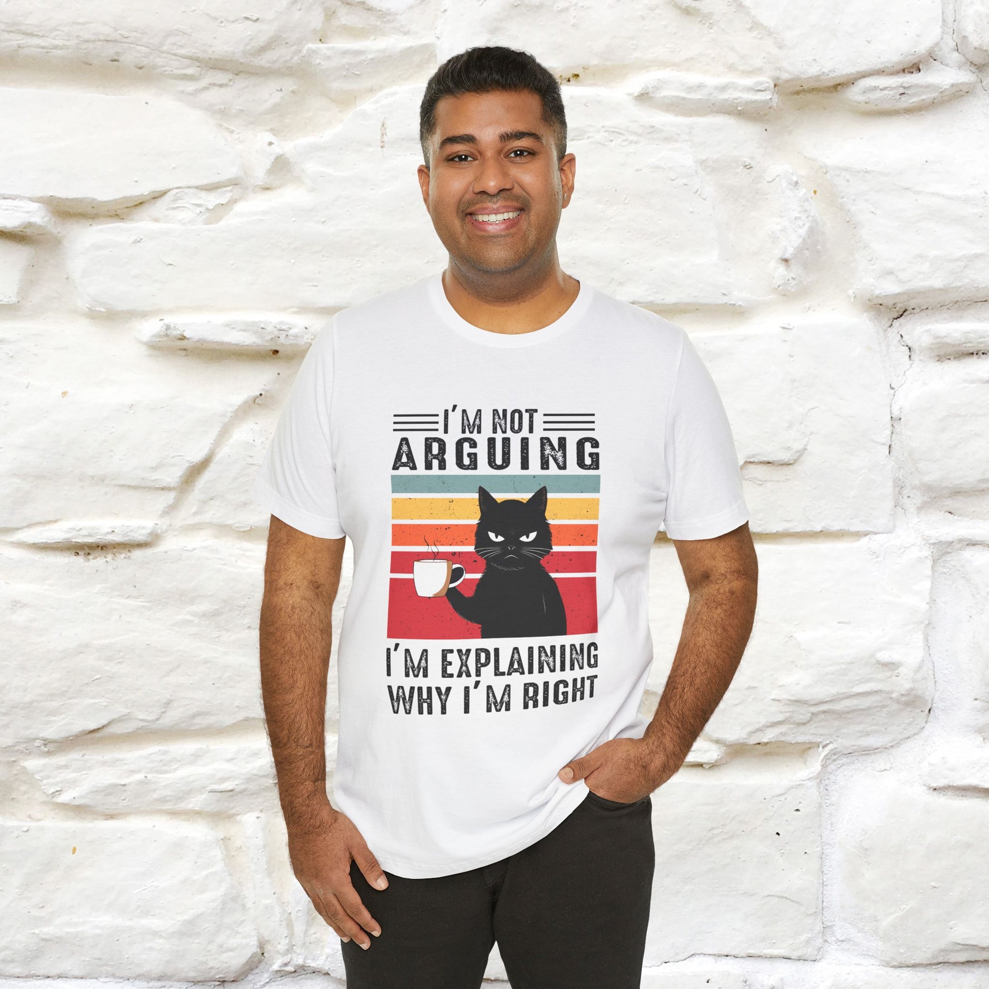 I’m Not Arguing, I’m Explaining Why I’m Right Cat T-Shirt  Nunu&Miao Studio - Nunu&Miao Studio