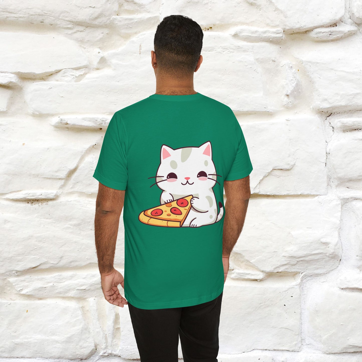 "I Love Pizza"| Cat T-shirt | Nunu&Miao Studio - Nunu&Miao Studio