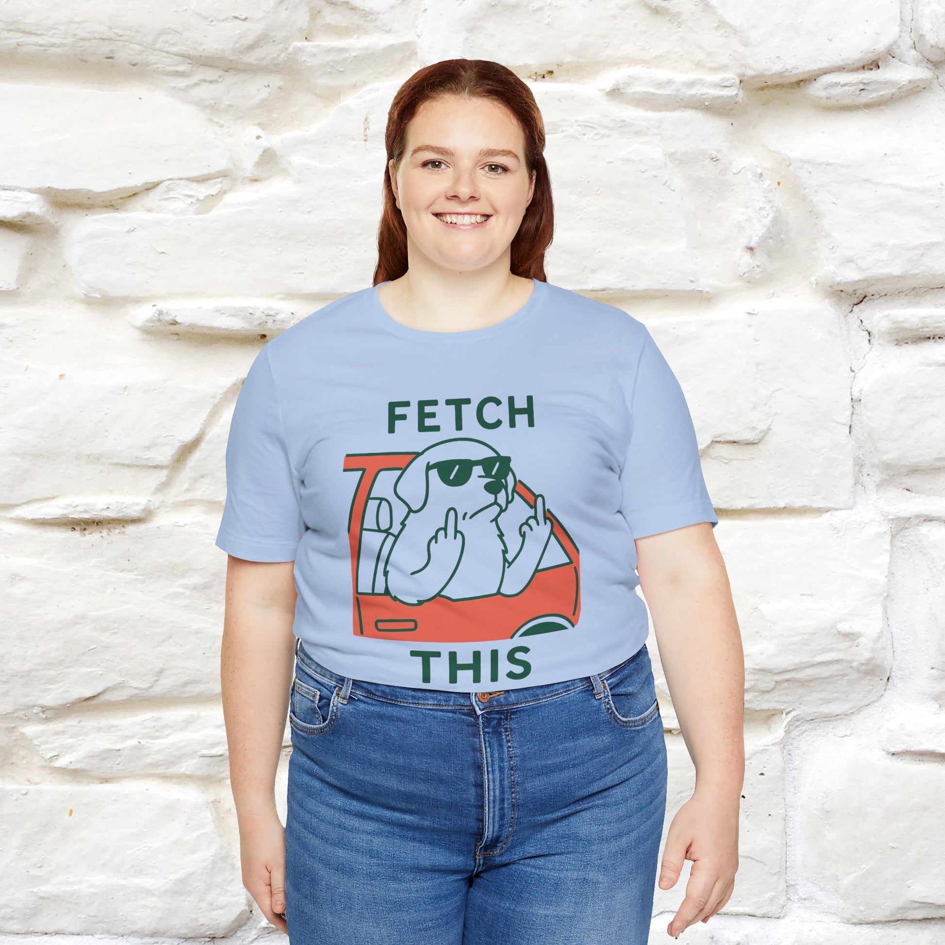 "Fetch This" Funny Dog T-shirt |Nunu&Miao Studio - Nunu&Miao Studio