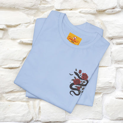 "The Rose and The Snake " Halloween T-shirt |Nunu&Miao Studio - Nunu&Miao Studio