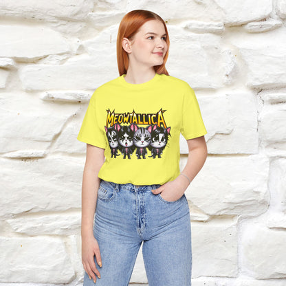 Meowtallica T-Shirt | Rock-Inspired Cat Tee| Nunu&Miao Studio - Nunu&Miao Studio