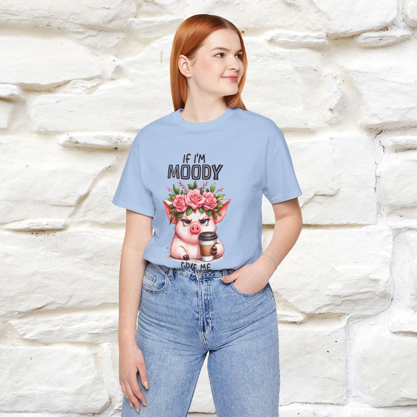 ''If I'm Moody Give Me Foody''| Funny T-Shirt | Nunu&Miao Studio