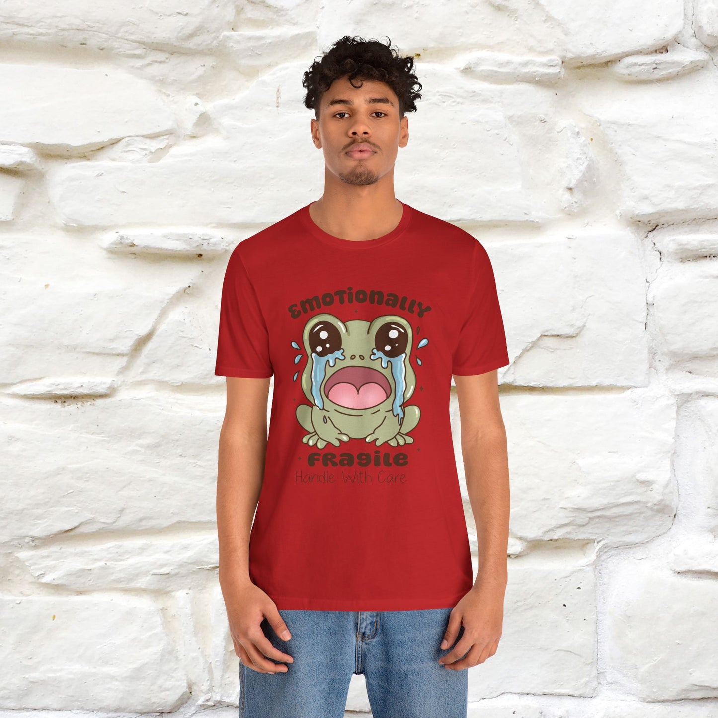 "Emotionally Fragile Handle With Care " Funny T-shirt |Nunu&Miao Studio - Nunu&Miao Studio