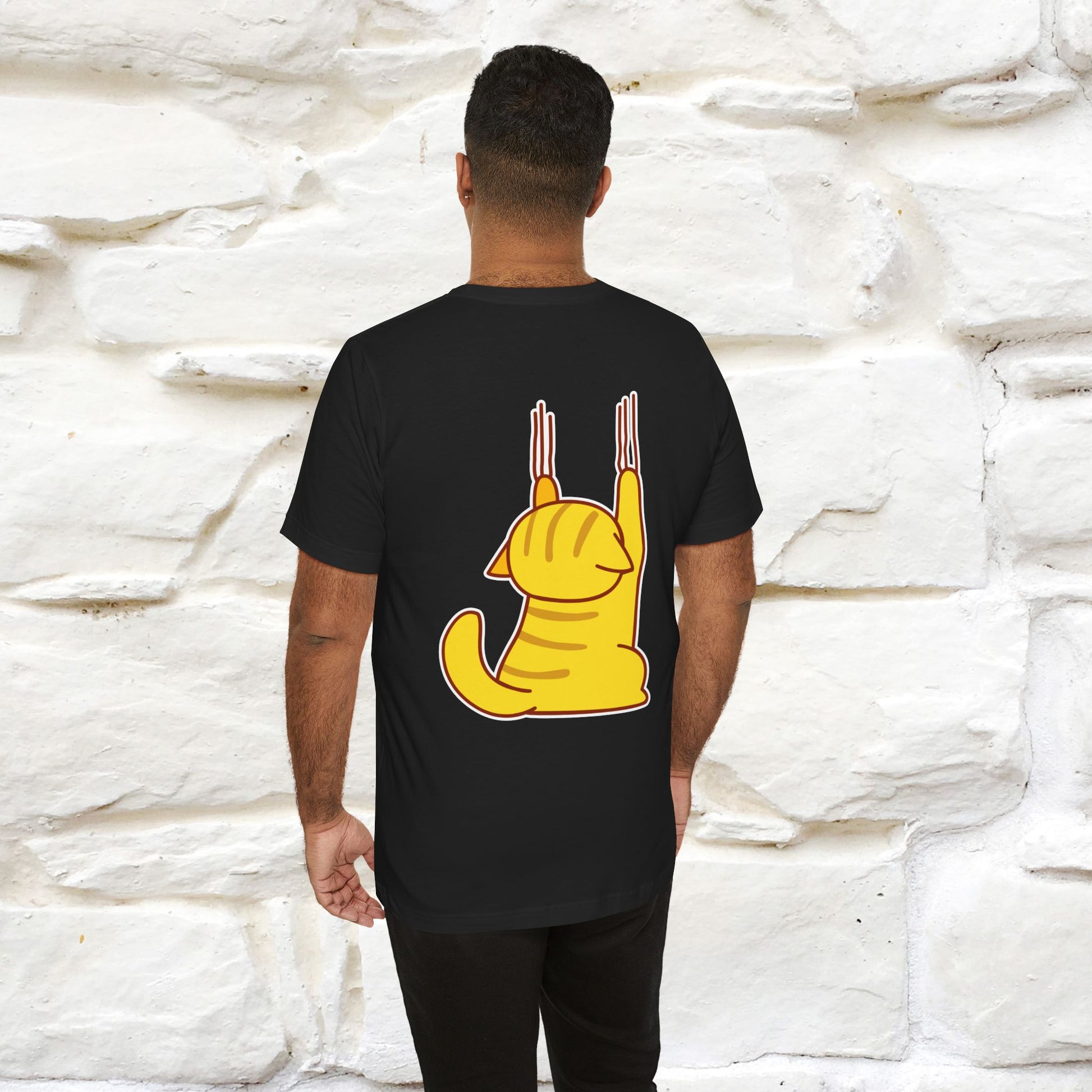 "It's Meawday" Cat T-shirt | Front & Back Design | Nunu&Miao Studio - Nunu&Miao Studio