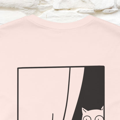 “Don’t trust atoms… they make up everything.” |  Cat T-Shirt | Front & Back Design | Nunu&Miao Studio