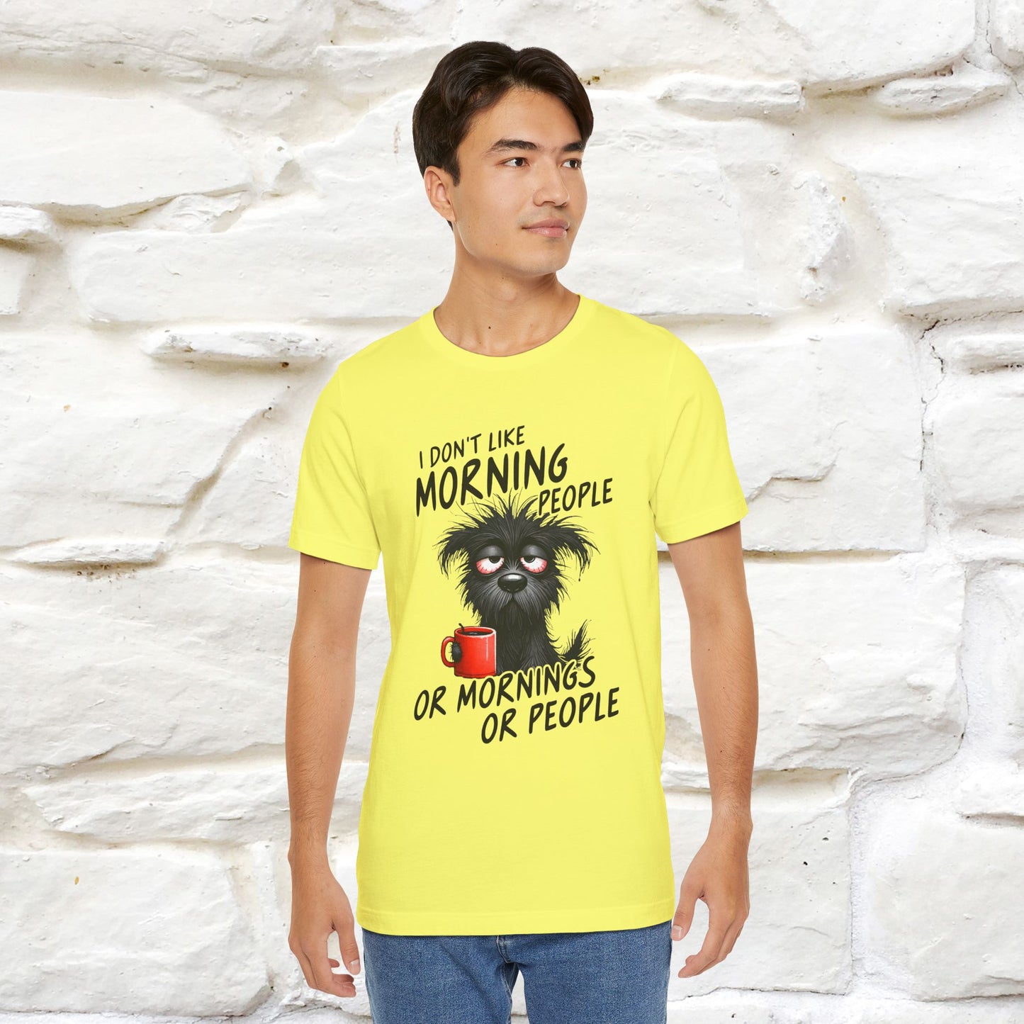 "I Don't Like Morning People..." Funny T-shirt |Nunu&Miao Studio - Nunu&Miao Studio