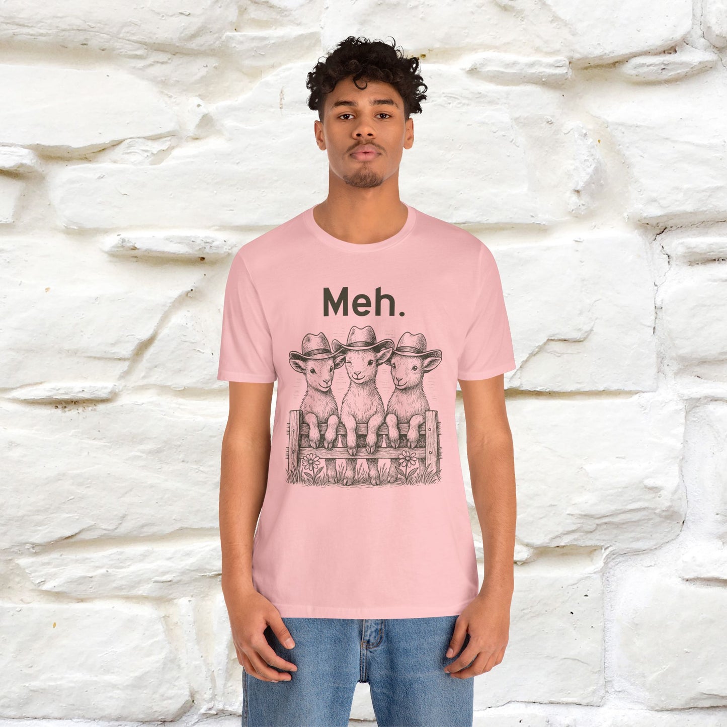 "Meh" Cute T-shirt |Nunu&Miao Studio - Nunu&Miao Studio