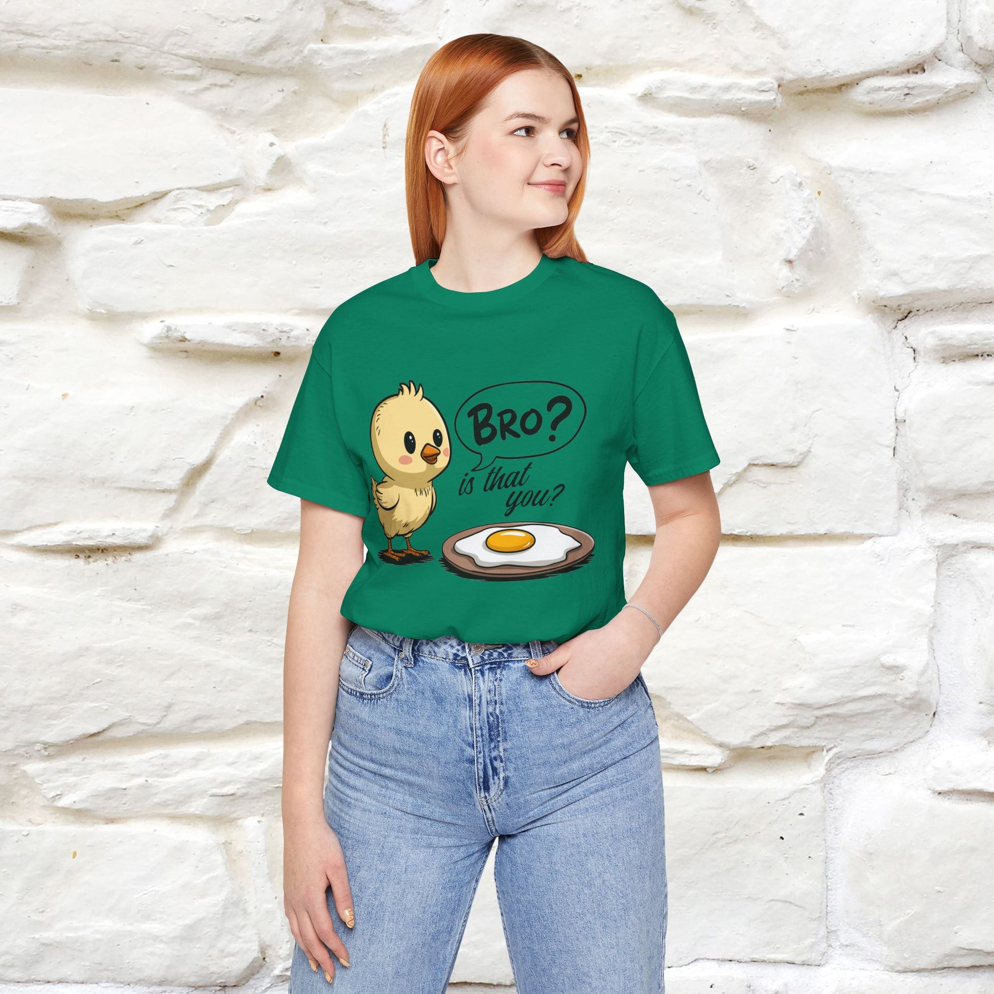 "Bro Is That You?" Funny Chicken T-shirt |Nunu&Miao Studio - Nunu&Miao Studio