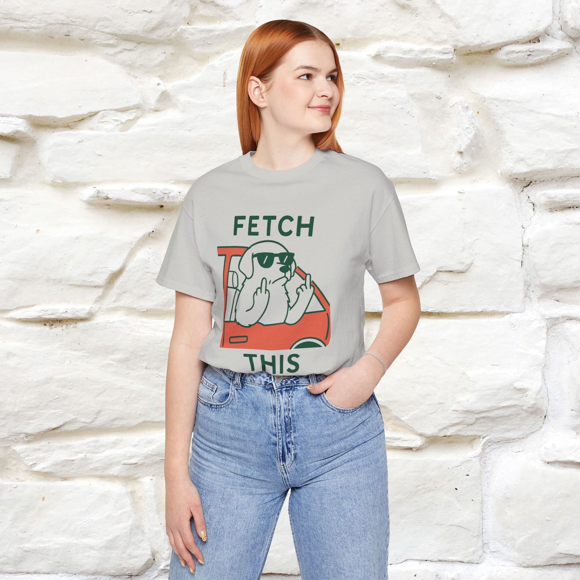"Fetch This" Funny Dog T-shirt |Nunu&Miao Studio - Nunu&Miao Studio