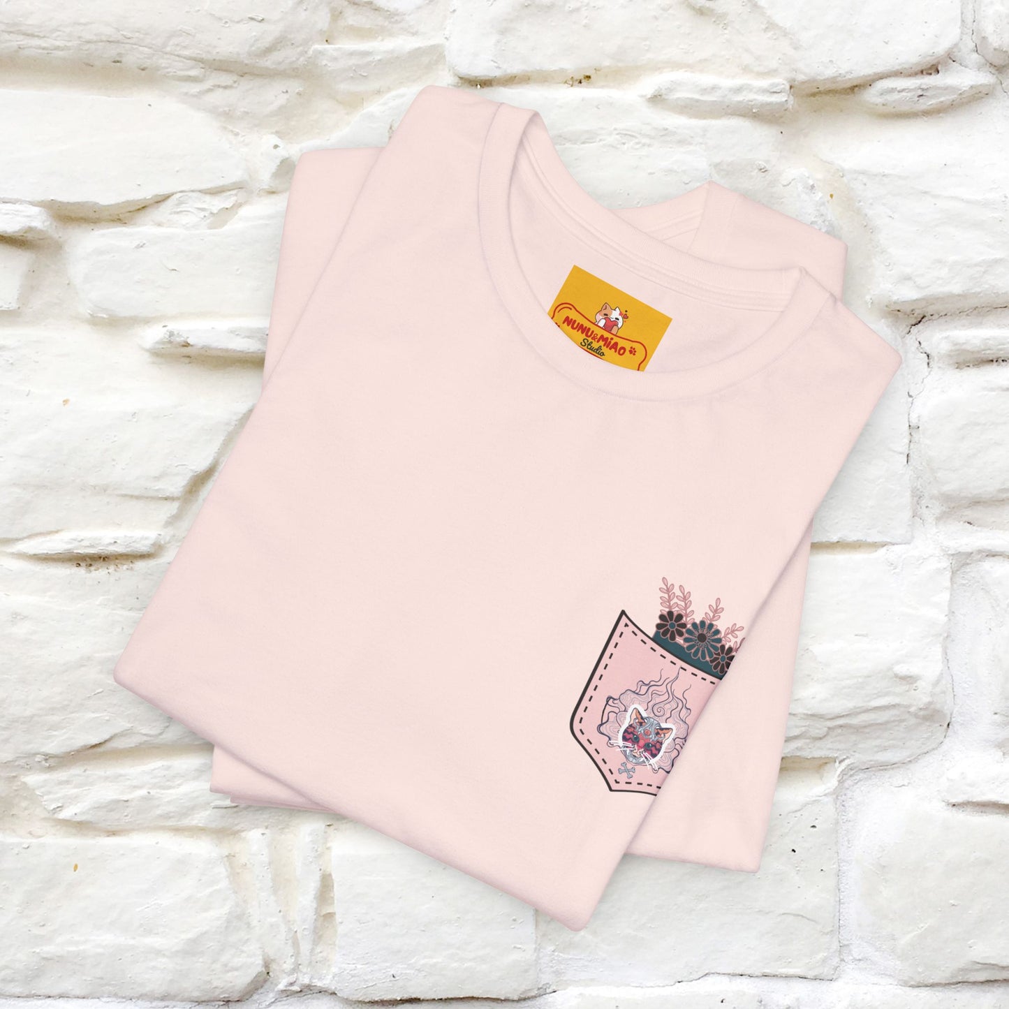 ''Air Fire Cat'' | Cat T-Shirt Front and Back Design | Nunu&Miao Studio - Nunu&Miao Studio