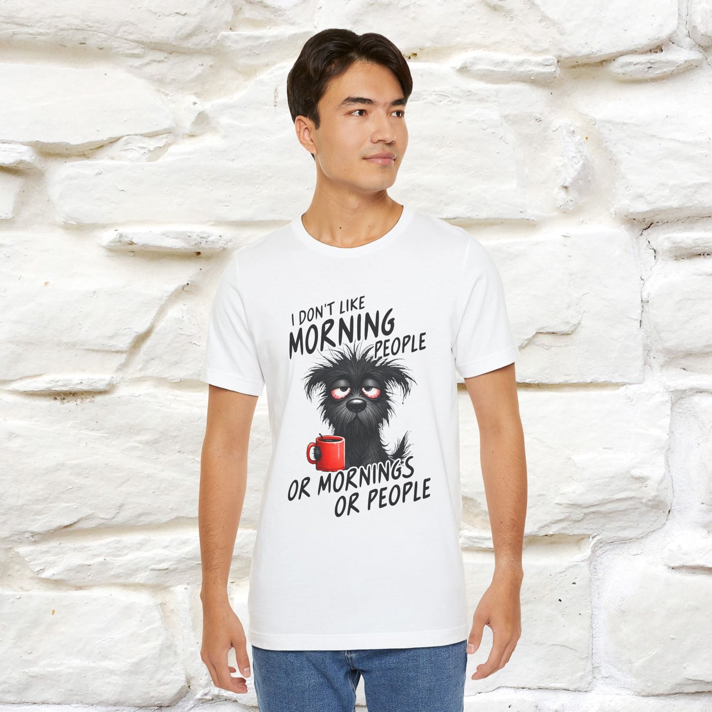 "I Don't Like Morning People..." Funny T-shirt |Nunu&Miao Studio - Nunu&Miao Studio