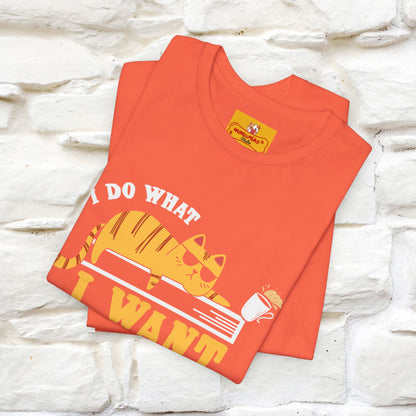 "I Do What I Want" Cat T-Shirt | Nunu & Miao Studio - Nunu&Miao Studio