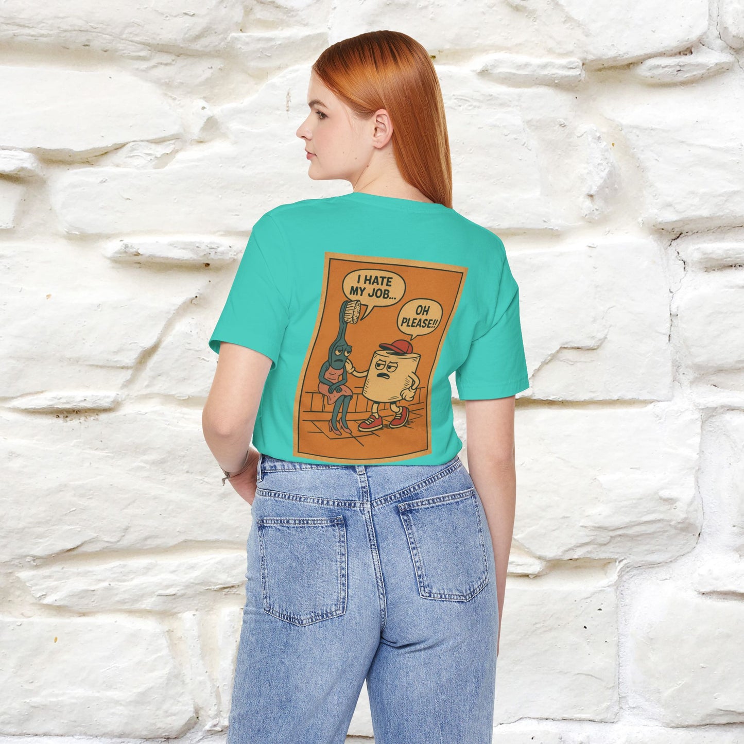 "I Hate My Job ... Oh Please" Funny Cat T-shirt |Nunu&Miao Studio - Nunu&Miao Studio