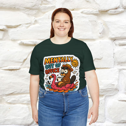 ''Mentally Out Of Office''|  Sarcastic Cat T-Shirt | Nunu&Miao Studio