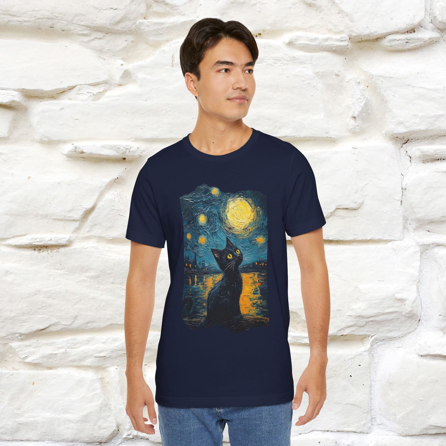 “Miaoolight.” | Cat T-Shirt | Front & Back Design | Nunu&Miao Studio