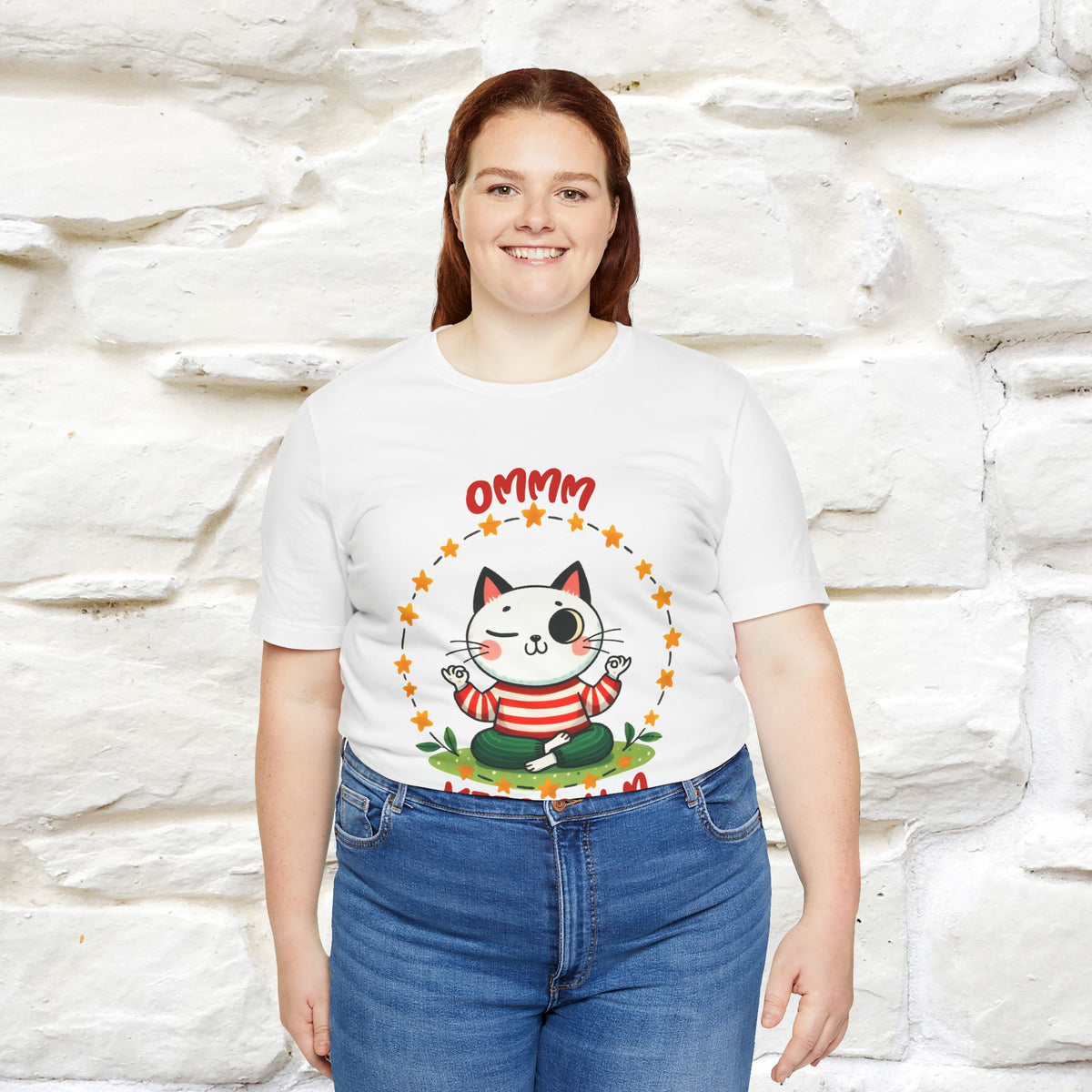 ''Ommm, Keep Calm'' Cat T-Shirt | Nunu&Miao Studio