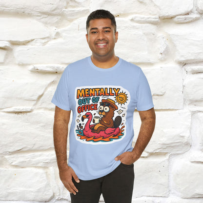 ''Mentally Out Of Office''|  Sarcastic Cat T-Shirt | Nunu&Miao Studio