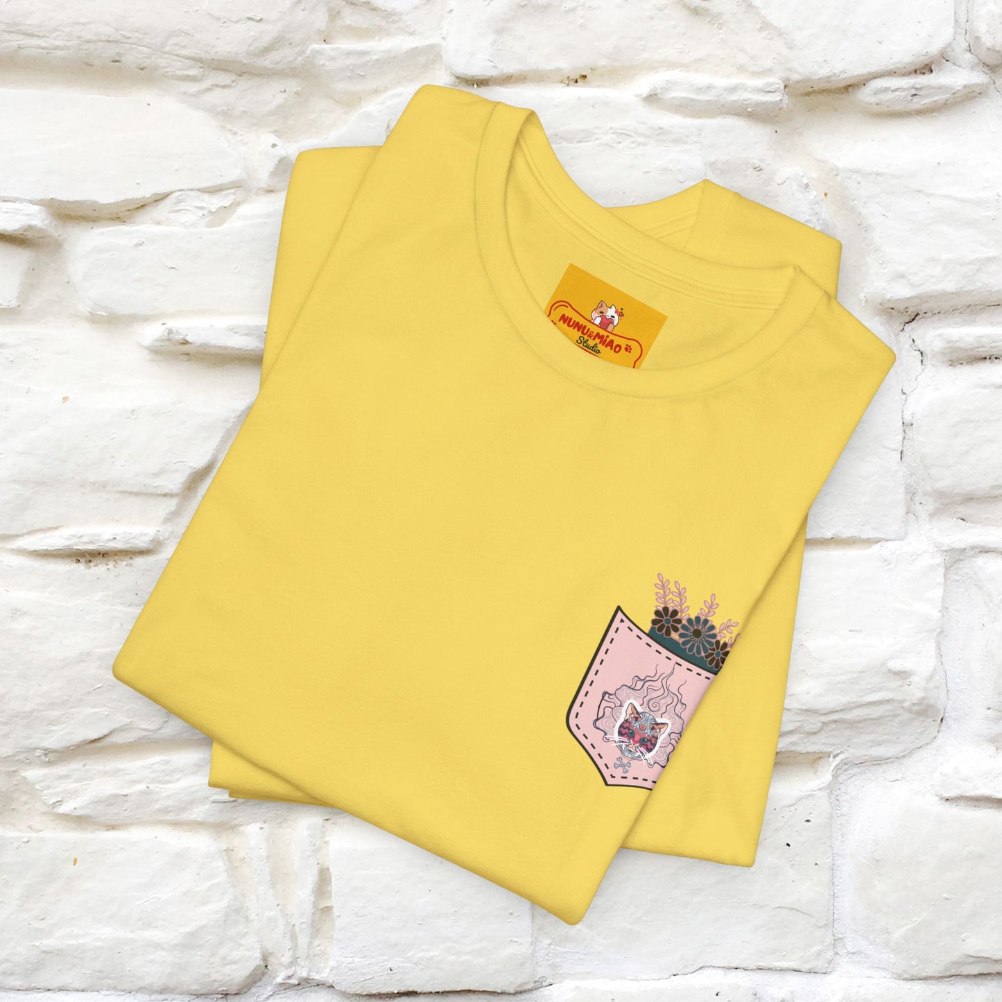 ''Air Fire Cat'' | Cat T-Shirt Front and Back Design | Nunu&Miao Studio - Nunu&Miao Studio