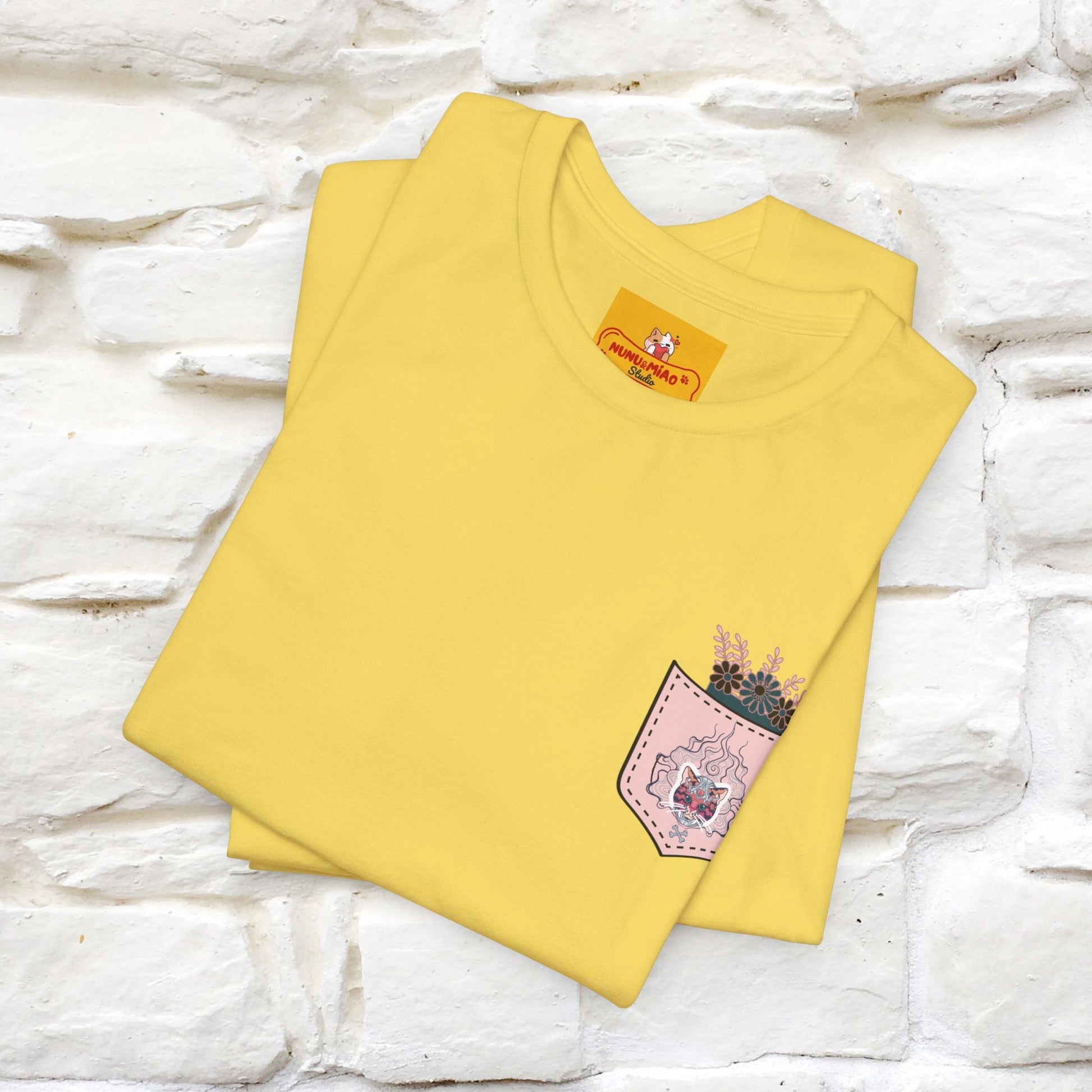 ''Air Fire Cat'' | Cat T-Shirt Front and Back Design | Nunu&Miao Studio - Nunu&Miao Studio