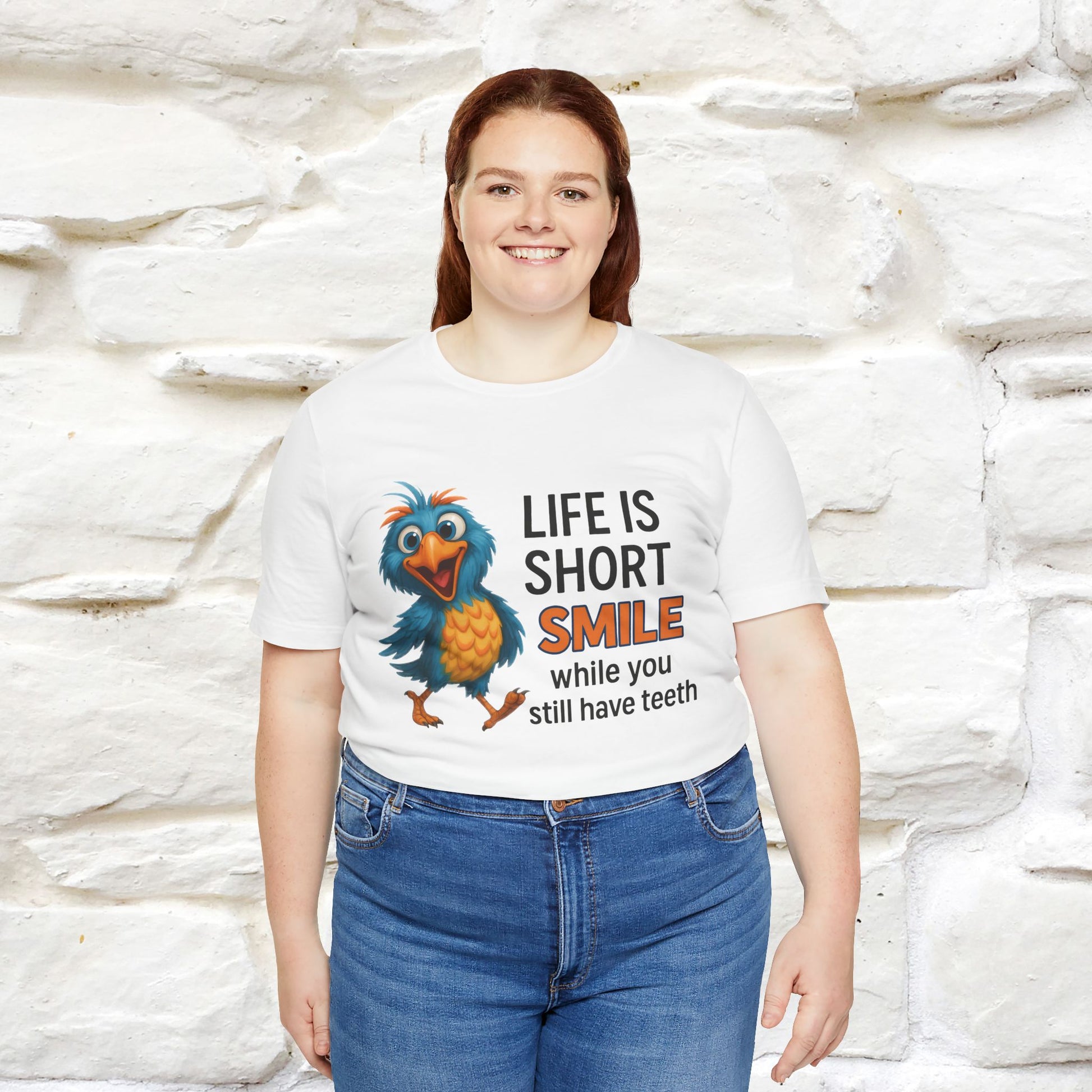 "Life Is Short Smile While ..." |Funny T-Shirt | Nunu&Miao Studio - Nunu&Miao Studio