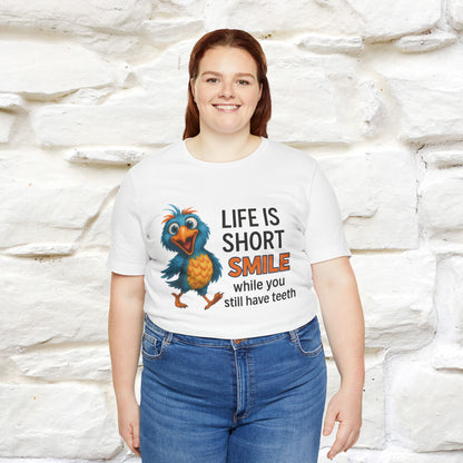"Life Is Short Smile While ..." |Funny T-Shirt | Nunu&Miao Studio - Nunu&Miao Studio