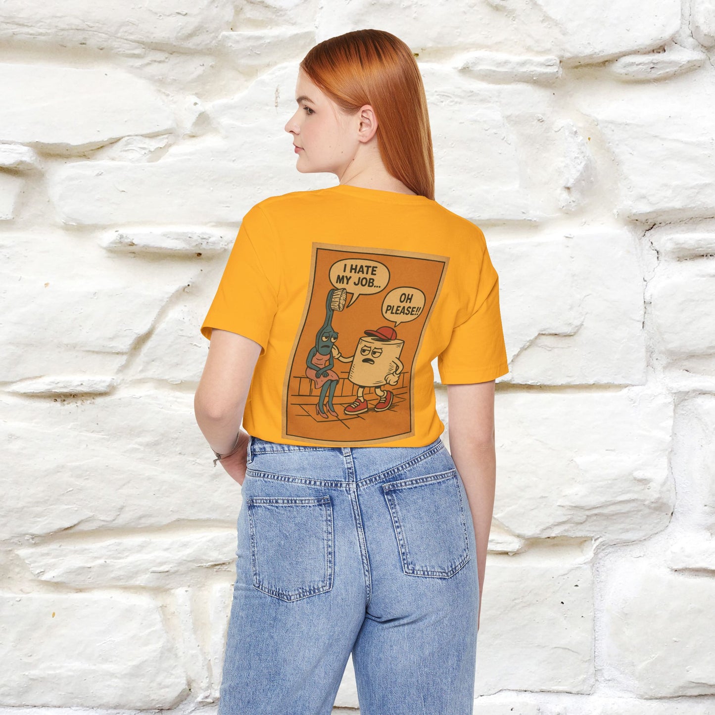 "I Hate My Job ... Oh Please" Funny Cat T-shirt |Nunu&Miao Studio - Nunu&Miao Studio